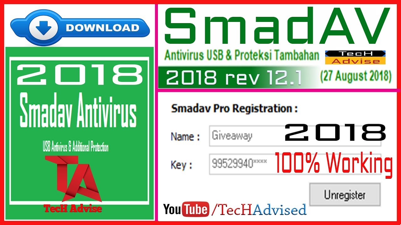 Smadav antivirus 2018 key free download